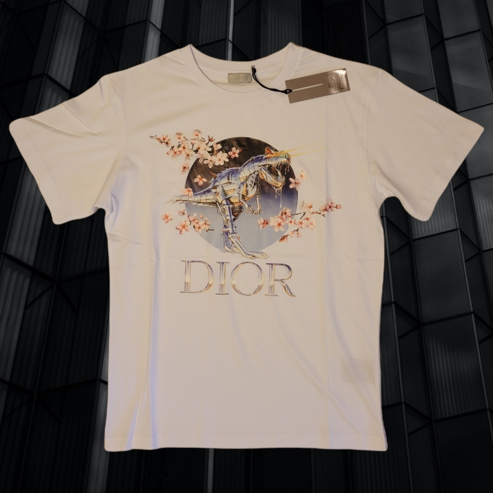 Dior X SORAYAMA T-rex shirt